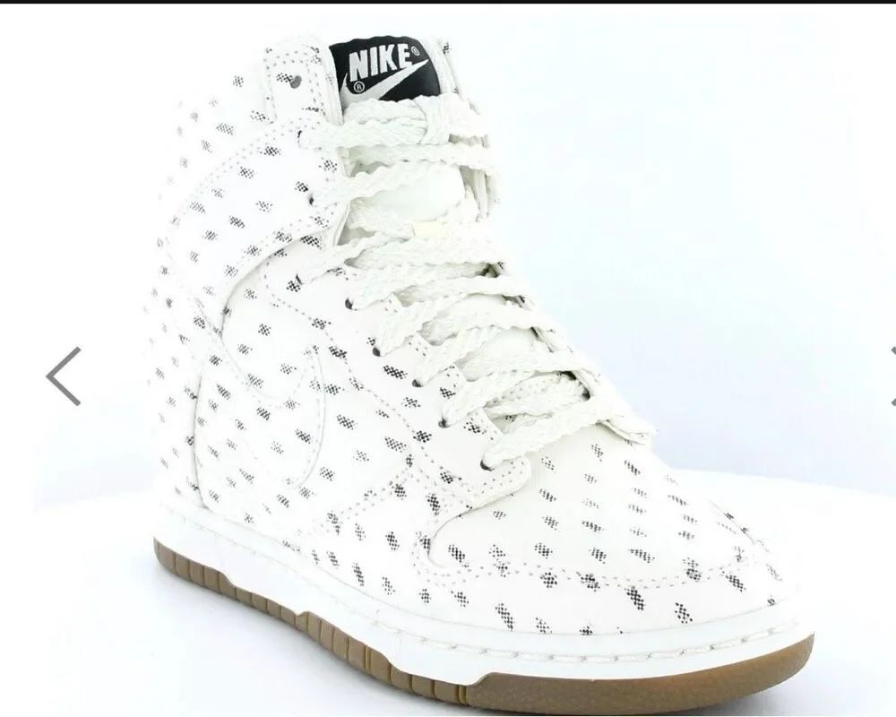 Nike Dunk Sky High BhM red dot Sneakers Womens 543258-004 Size US 10/42